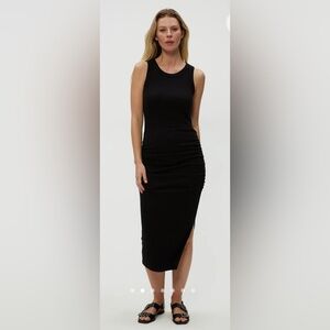 Michael Stars Wren Ribbed Midi Dress, Sz Medium, EUC